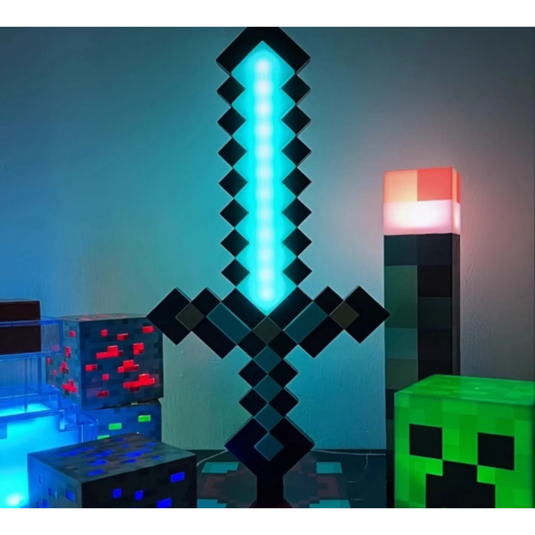 Espada Minecraft™ con Luces RGB