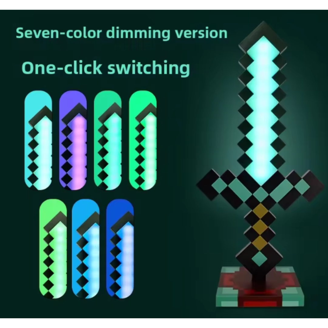 Espada Minecraft™ con Luces RGB